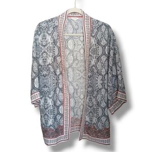 NWOT Max Studio Paisely Print Kimono, Size Medium